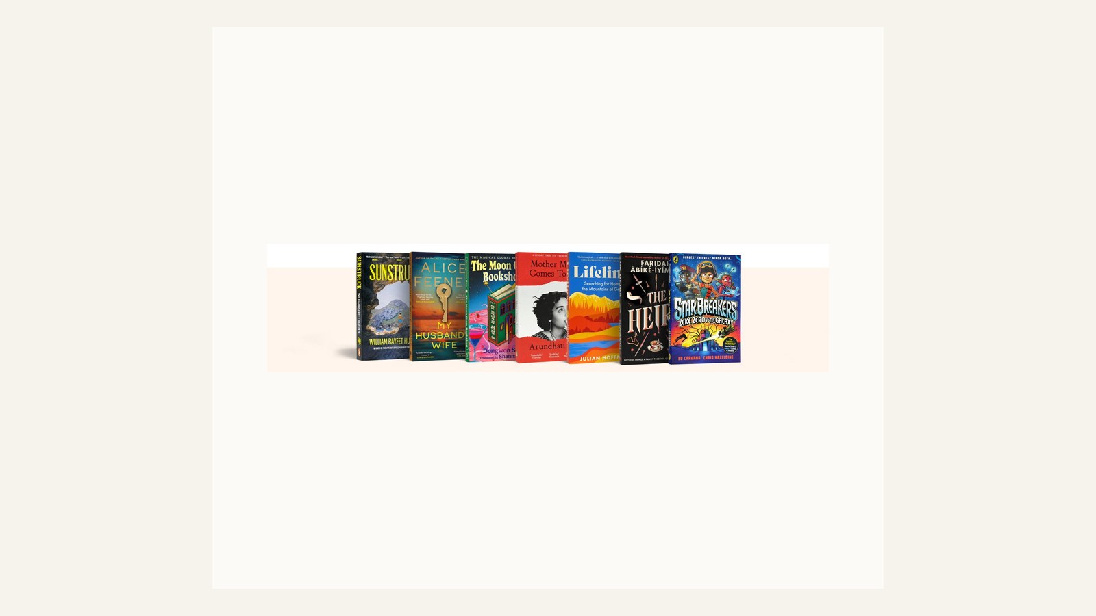 Waterstones Books of the Month editorial banner